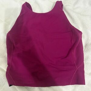 Lululemon unpadded Berry Magenta Scoop Neck Tank Top
